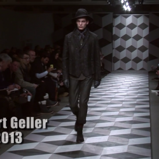 Robert Geller Fall 2013 Mens Runway Show: New York Fashion Week